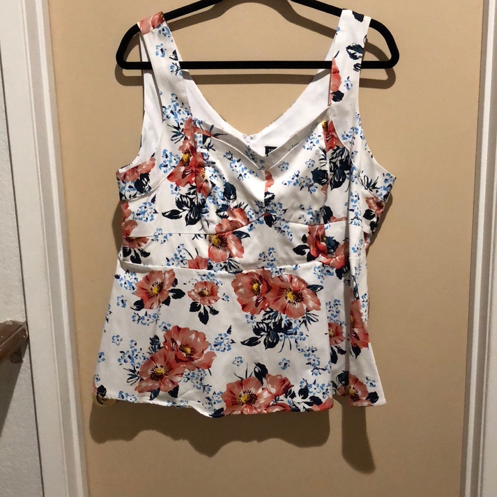 Torrid Floral Peplum top
